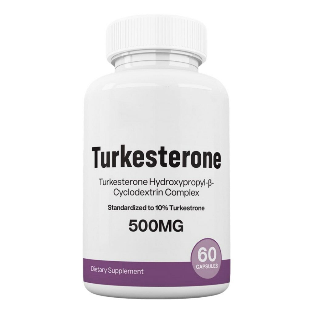 500mg Turkesterone Capsules (2 Bottles)