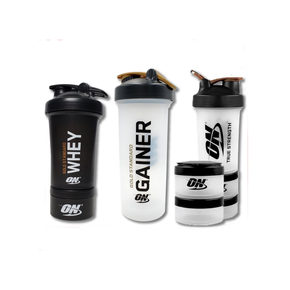 Shaker Protein Bottle With Compartments