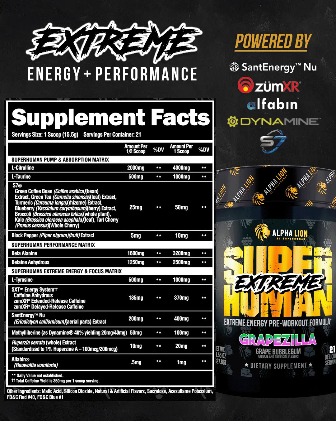 Alpha Lion Superhuman Supreme Pre-Workout