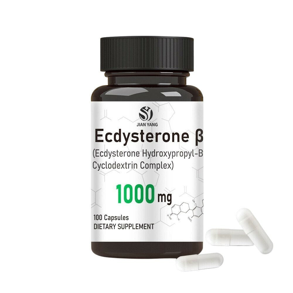 1000mg Ecdysterone Capsules (2 Bottles)