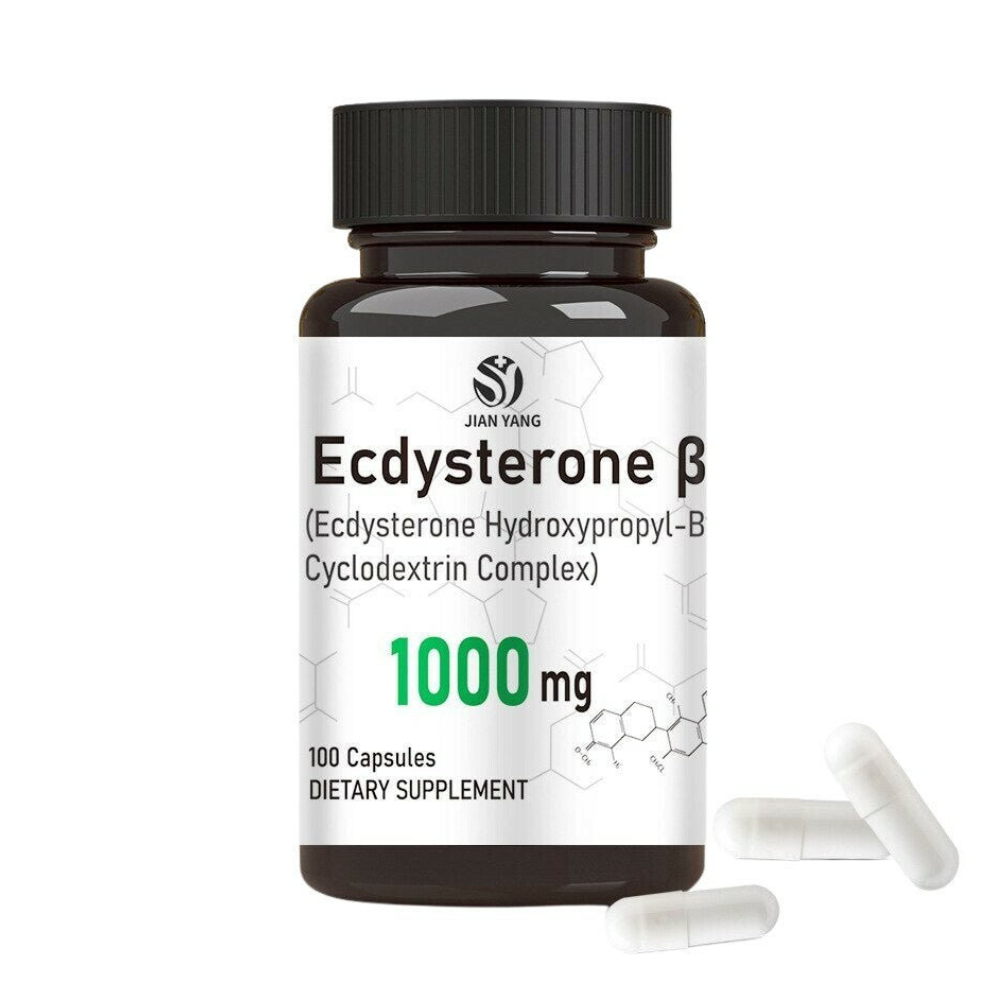 1000mg Ecdysterone Capsules (2 Bottles)